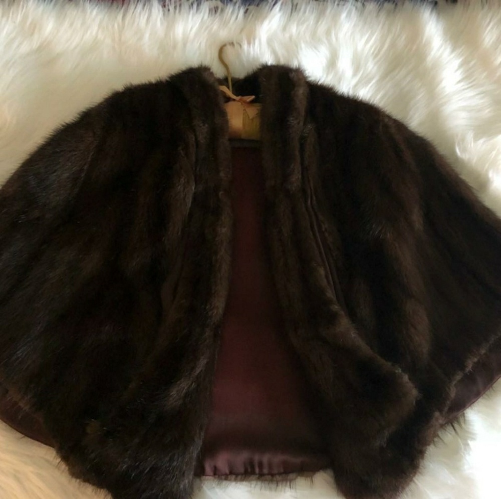 Real mink coat